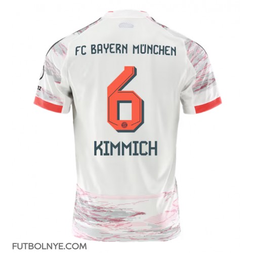 Camiseta Bayern Munich Joshua Kimmich #6 Visitante Equipación 2025-26 manga corta Camiseta Bayern Munich Joshua Kimmich #6 Visitante Equipación 2025-26 manga corta